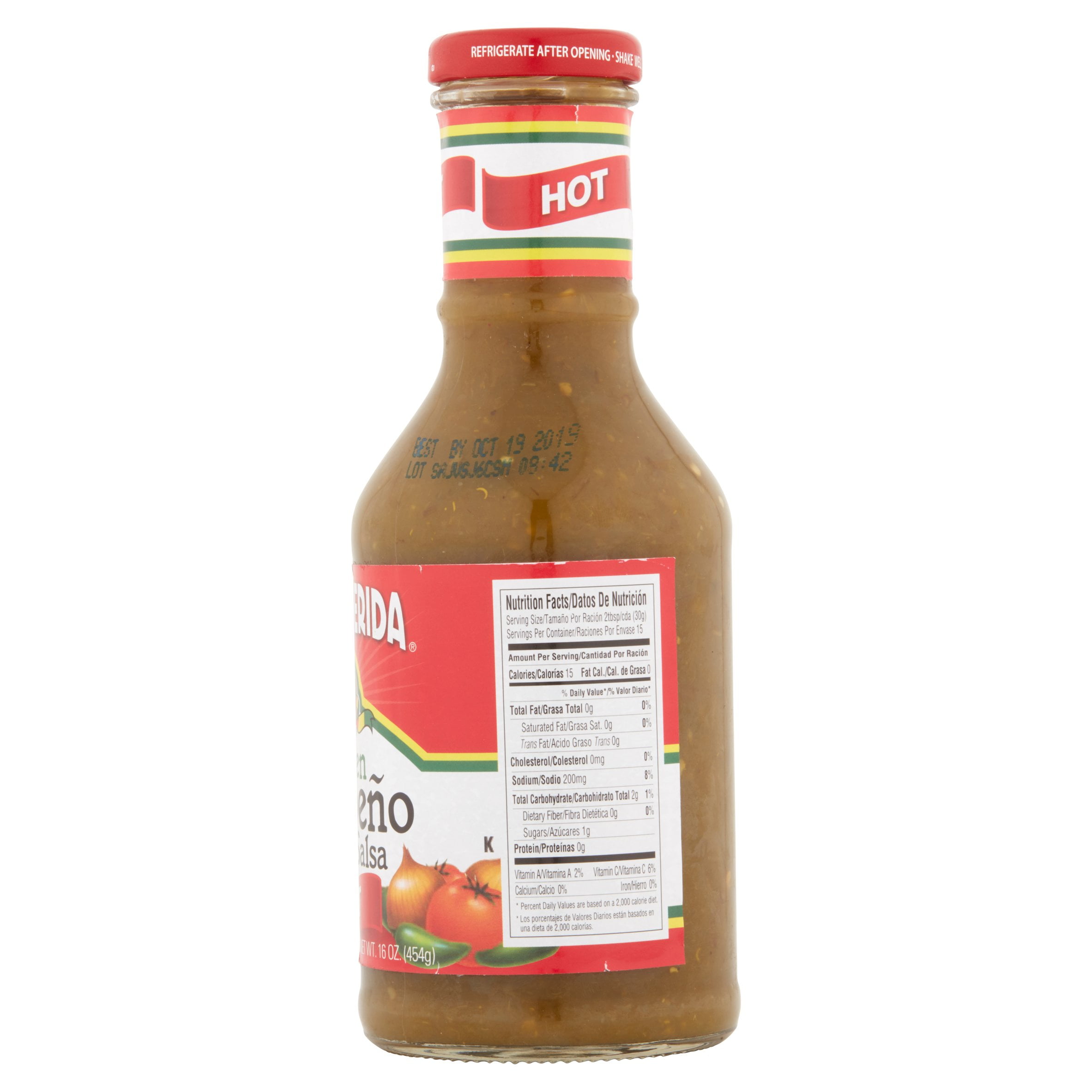 La Preferida Green Jalapeno Salsa, 16 oz