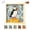 Puffin, variant on No-Sew Kinusaiga Fabric Art Kit, DIY Relaxing Handmade Art Project for Adults, Textile Craft Wall Decor Craft, Halloween Christmas Fall Gifts,Brown Bird