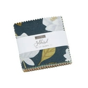 Goldenrod Moda Mini Charm Pack by One Canoe Two; 42 - 2.5" Precut Fabric Quilt Squares