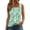 Fluorescent Green #230, variant on Easter Tshirts for Ladies Funny Square Neck Plus Size Tshirt Bunny 2026 Spring Tank Top Eggs Casual Sleeveless Tee Sky Blue XL
