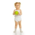 thumbnail image 2 of HelloBaby Rope Strap Bodysuit Athlete 5 pcs - White, 2 of 11