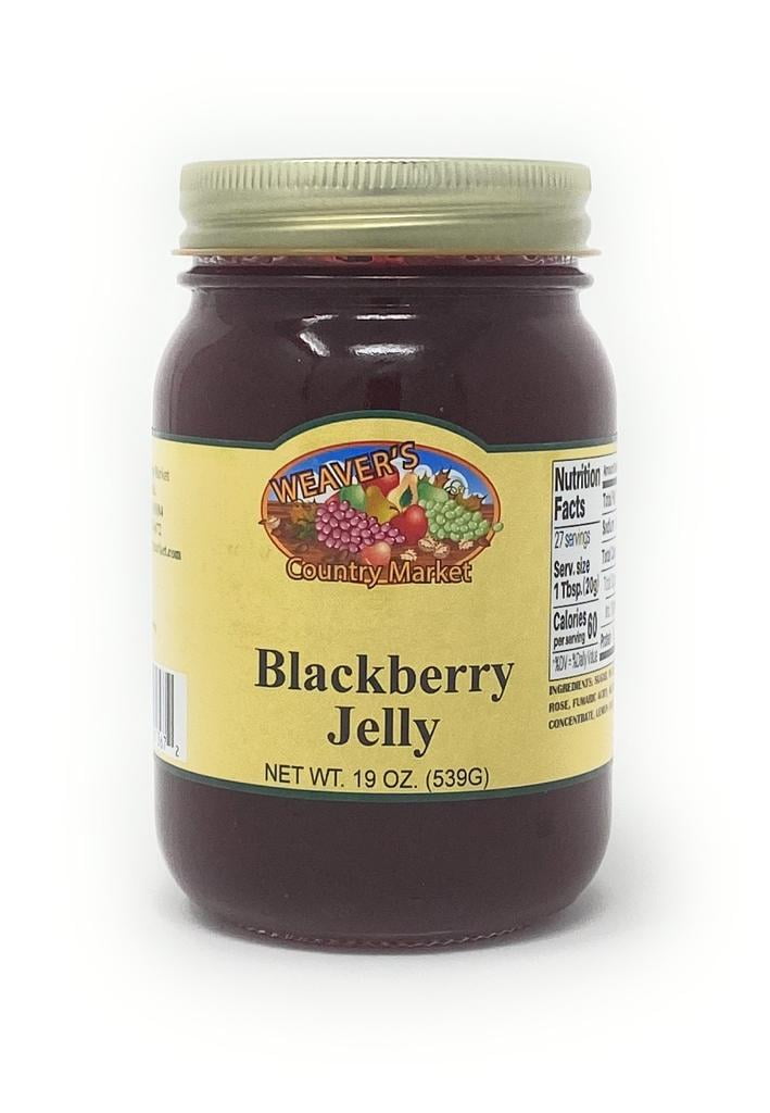 weaver's country market old fashioned blackberry jelly (118 ounce jar
