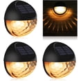 thumbnail image 1 of 4pcs Solar Fence Lights, Solar Decorative Garden Lights, Waterproof Wireless Outdoor Lights for Garden, Fence, Patio Use, 1 of 5
