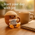 thumbnail image 6 of ANNECOSK Handmade Positive Crochet Coffee Cup - Desk Decor & Gift for Coffee Lovers, 6 of 7
