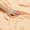 thumbnail image 7 of Nestl 3pc Cal King Duvet Cover Set, Luxury Microfiber Duvet Cover Cal King with 2 Pillow Shams, (98"x104"), Peach, 7 of 7