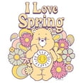 thumbnail image 2 of Girl's Care Bears I Love Spring Funshine Bear Graphic Cropped T-Shirt, 2 of 3