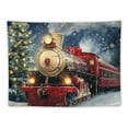 thumbnail image 5 of Pratyus Christmas Tree Tapestry Wall Hanging for Bedroom Dorm Decoration, Holiday Wall Art - Short Plush Fabric, Easy to Hang - Multiple Sizes Available 40x30inch, 5 of 6