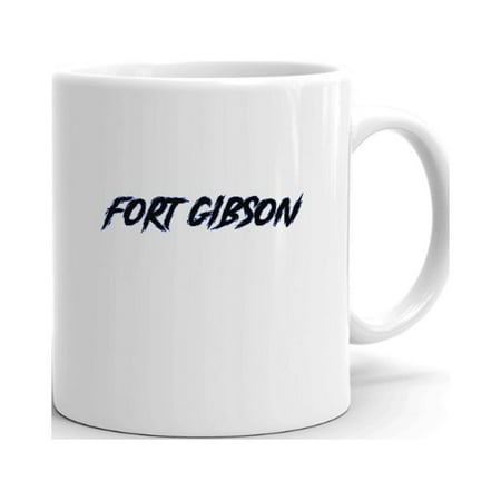 

Fort Gibson Slasher Style Ceramic Dishwasher And Microwave Safe Mug By Undefined Gifts