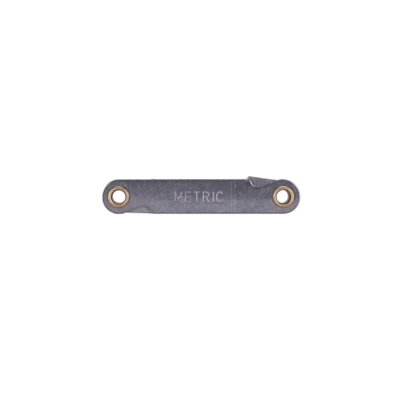 Century Drill & Tool 98402 Metric Pitch Gauge, 050 to 1.75 pitch, NPT and BSP