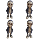thumbnail image 1 of Sudadera Halloween Muñecas Calavera Artesanías Resina Escultura Hombre Esqueleto Gótico (B), 1 of 3