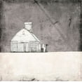 thumbnail image 2 of Mabat, Ynon 20x20 White Modern Wood Framed Museum Art Print Titled - Farmhouse under Grey Skies, 2 of 4