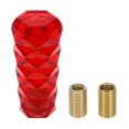 thumbnail image 1 of Perilla de Cambio Unique Bargains, 10cm Universal para Palanca de Cambios de Vehículos Automáticos y Manuales con 2 Adaptadores Acrílico Rojo, 1 Set, 1 of 7
