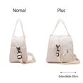 thumbnail image 4 of Extendable Travel Handbag Large Multi-layer Duffle Bag Travelling Luggage Storage Pack Bags Weekend Flight Carry On Handbag Purple plus, 4 of 6