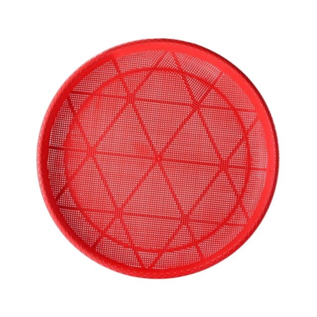 redondo para secar alimentos, portátil, flexible, resistente, para pescado, granos, de secado para interiores, restaurantes, frutas, té, Diámetro del orificio: 3 mm