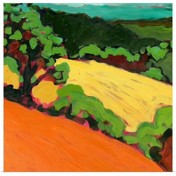 Great BIG Canvas | Rolled Jennifer Lommers Poster Print entitled A Short Pause Above the Valley