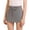 Gray, variant on Girls Cotton A-Line Skirt Drawstring Elastic Waist Mini Skirt Teens Casual Athletic Skorts with Liner Size 3-13 Years