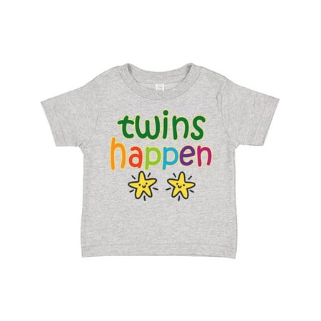 

Inktastic Twins Happen Baby Gift Gift Toddler Boy or Toddler Girl T-Shirt