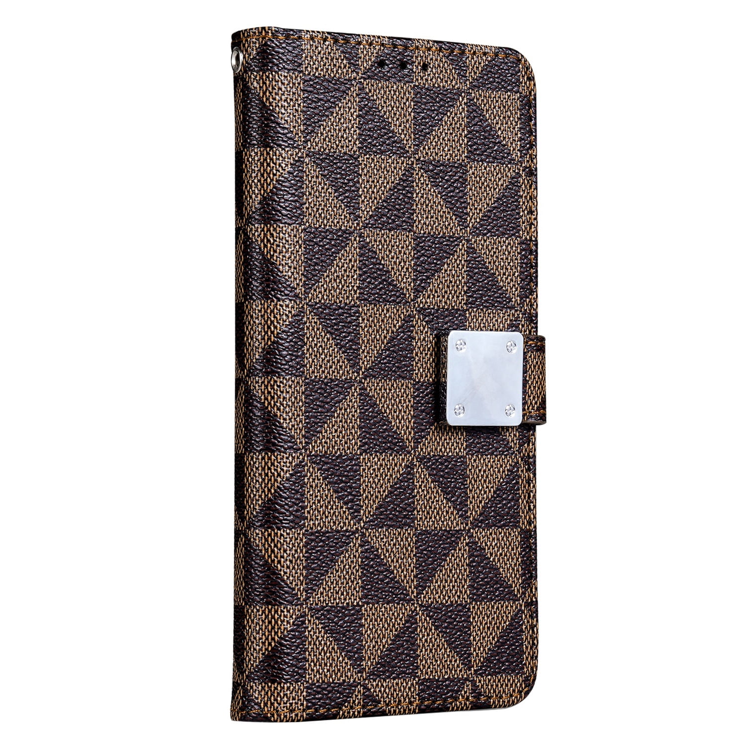 Triangle Wallet Case for iPhone 17 Pro - Brown