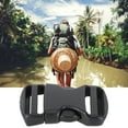 thumbnail image 3 of 5Pcs Quick Release Buckle, Plastic Dual Adjustable Strap Buckles Replacement DIY Craft for Backpack Black[32MM], 3 of 9
