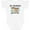 AA-White, variant on My Grandma Loves Me with Sloth and Hearts Boys or Girls Baby Bodysuit