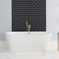 thumbnail image 3 of Jean Pierre Ricardo Cotton Fringe 21 x 34 in. Bath Rug, White, 3 of 11