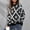Khaki, variant on Women's Floral Print Crew Neck Sweater 2023 Fall Winter Long Sleeve Knitted Pullover Sweater Jumper Tops Loose Blouse