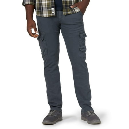 wrangler men's regular tapered cargo pant with stretch
