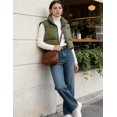thumbnail image 2 of Shiyifa Veste Courte à Col Montant avec Fermeture Éclair pour Femmes, 2 of 6
