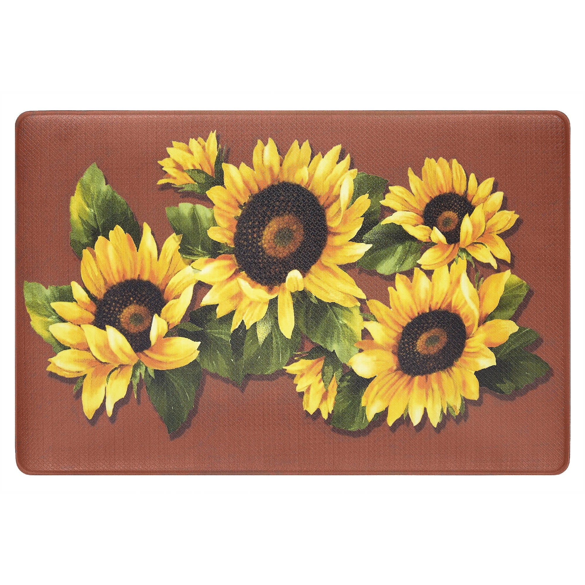Achim Anti Fatigue Kitchen Mat 18x30 Black Eyed Susan