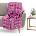thumbnail image 3 of 12th Birthday Gifts for Girls Happy Sweet 12 Blanket Gifts 12 Year Old Flannel Fleece Throw Blankets for Daughters, Nieces, Granddaughters, Twelve Birthday Gift Idea Decorations, 12th, 50''X60'', 3 of 5