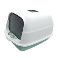 thumbnail image 3 of kusrkot Large Cat Litter Box with Lid Enclosed and Covered Easy Tidy Litter Tray Prevent Green Bottom, 3 of 9