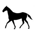 thumbnail image 2 of Horse Silhouette Wall Decal Sticker, Wallmonkeys Peel & Stick Vinyl Graphic (36 in W x 25 in H), 2 of 4