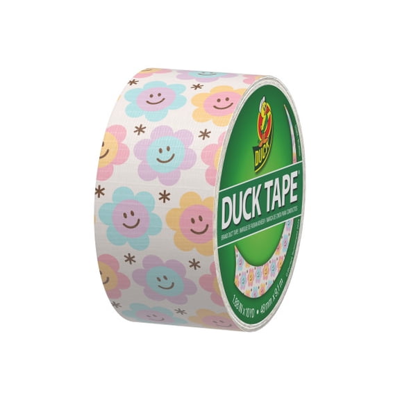 Duck Brand Printed Duct Tape: 1.88 in. x 30 ft. (Happy Daisies)