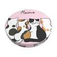 thumbnail image 6 of Uemuo Cute Cats Pattern Round Bar Stool Seat Covers Washable Stool Cushion Slipcover Elastic Bar Chair Covers-14 inch, 6 of 7