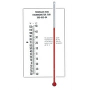 National Artcraft Glass Thermometer Tube - Make Your Own Thermometer (Pkg/10)