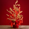 thumbnail image 3 of yuksok Chinese Tree Feng Shui Good Luck Bonsai Tree Tree Ornament for 50cm H, 3 of 8