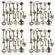 thumbnail image 1 of Conjunto de 72 Antiguos Vintage Antiguo Aspecto Bronce Esqueleto Llave Corazón Cerradura Colgante, 1 of 5
