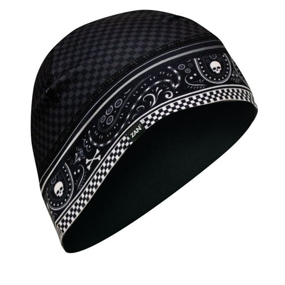 Zan Headgear Sportflex Helmet Liner/Beanie Classic Carbon