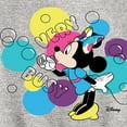 thumbnail image 3 of Disney - Minnie Mouse Blowing Bubbles Everywhere - Youth Crewneck Fleece Sweatshirt, 3 of 5
