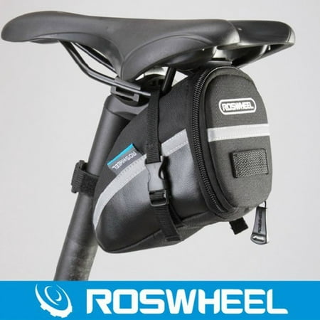 Roswheel Cycling Bicycle Bike Seatpost Bag Pouch Seat Saddle Rear Tail Package Black