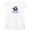 thumbnail image 3 of Inktastic Grandma and Grandpa Love Me Boys Girls Baby Dress, 3 of 5
