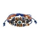 thumbnail image 3 of Pulsera trenzada de cuero PU Fernando Azul para Hombres, 3 of 8