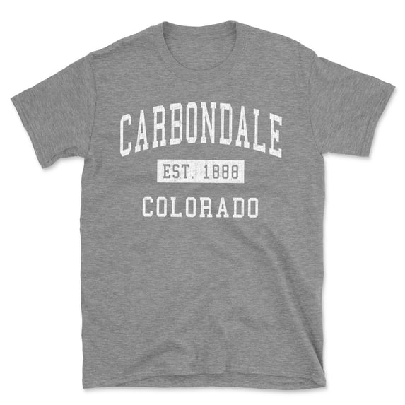 Carbondale Colorado Classic Established Men's Cotton T-Shirt