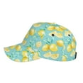 thumbnail image 5 of Fotbe Yellow Lemon Baseball Cap, Yellow Lemon Print Dad Hat,Outdoor Hat,Adjustable Sports Cap, Perfect For Activities, 5 of 9