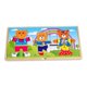 thumbnail image 1 of Juguetes educativos rompecabezas rompecabezas tres osos vestir rompecabezas para bebés niños, 1 of 2