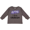 thumbnail image 3 of Inktastic I Love Colorado Columbine Flowers Boys or Girls Long Sleeve Toddler T-Shirt, 3 of 5