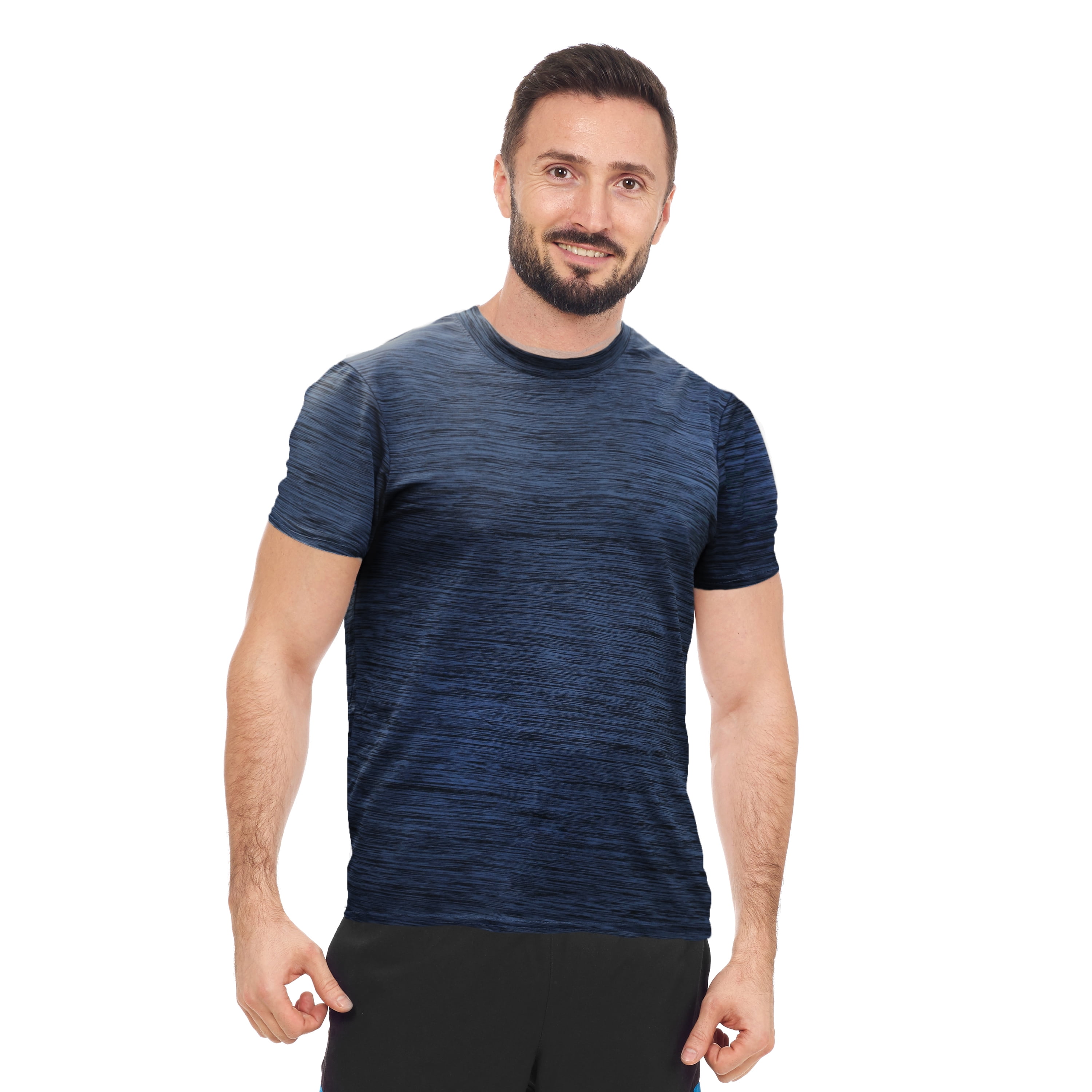 SDJMa Men's Relaxed Fit Heavyweight Short-SleeveMen's Sports Running  Basketball Training Suit Quick-drying Short-sleeved T-shirt