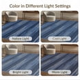 thumbnail image 7 of ODIKA 4'x6' Blue Abstract Diagonal Striped Washable Area Rug Modern Geometric Design with Dynamic Non-Slip, Chair-Friendly, Flatwoven for Home Office, Under Desk, 7 of 7