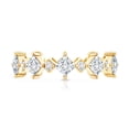 thumbnail image 4 of Rosec Jewels Lab Created Diamond Eternity Ring - Designer Wedding stacking Ring - EF-VS Grade, 10K Yellow Gold, US 12.00, 4 of 8