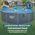 thumbnail image 6 of Bestway Hydrium 24' x 52" Steel Side Wall Above Ground Pool w/ Sand Pump & Accessories, 6 of 10